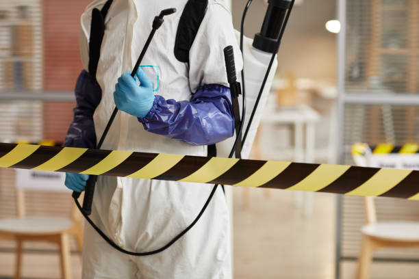 Professional Infectious Disease Decontamination technician working in Seville, OH